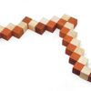 Logica Giochi Art Serpentino Arancione Rompicapo In Legno 3d Il Serpente Che Diventa Un Cubo Difficolta 46 Estremo Serie Da Collezione Leonardo Da Vinci 0 1