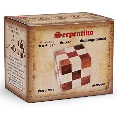 Logica Giochi Art Serpentino Rompicapo 3d Ad Incastro In Legno Difficolta 36 Difficile Serie Da Collezione Leonardo Da Vinci 0 1