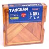 Logica Giochi Art Tangram Rompicapo Geometrico In Legno Gioco Educativo Per 12 Giocatori Scatola Richiudibile Medio 0 4