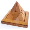 Logica Giochi Art Piramide 9 Pz Rompicapo In Legno Ad Incastro Difficolta 36 Difficile Serie Leonardo Da Vinci 0