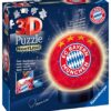Nachtlicht Fc Bayern Munchen 3d Puzzle Ball 72 Teile Erlebe Puzzeln In Der 3 Dimension 0 0
