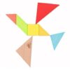 Ojin 7pcs Tangram In Legno Rompicapo Puzzle Educativo Per Lo Sviluppo Intellettuale Giocattolo Per Bambini 0 0