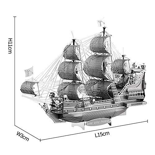 Piececool Puzzle 3d Fai Da Te In Metallo Per La Vendetta Della Colonia Accessori 63 Pezzi 0 0