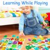 Puzzle In Legno Per Bambini 4 In 1 Alfabeto Numero Forma Orologio Giocattoli Da Puzzle Educativo Giocattoli Per Apprendimento Prescolare Regalo Di Compleanno Per Bambini Di 3 5 Anni 0 0