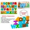 Puzzle In Legno Per Bambini 4 In 1 Alfabeto Numero Forma Orologio Giocattoli Da Puzzle Educativo Giocattoli Per Apprendimento Prescolare Regalo Di Compleanno Per Bambini Di 3 5 Anni 0 1