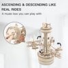 Robotime Carillon Meccanico Puzzle 3d Kit Modello In Legno Torre Di Controllo Dellaria Costruzione Di Puzzle Tagliati Al Laser Mestiere Per Costruire I Tuoi Kit Per Adulti E Adolescenti 0 3