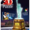 Ravensburger 12596 Puzzle 3d Statua Della Liberta Edizione Speciale Notte Con Led 108 Pezzi Eta Consigliata 8 Puzzle Ravensburger Stampa Di Alta Qualita 0