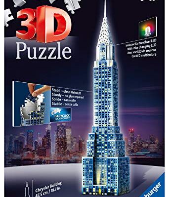 Ravensburger Italy Puzzle 3d Chrysler Building Night Edition 12595 0