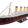 Revell 3d Puzzle Probabilmente La Nave Piu Famosa Al Mondo Rms Titanic Con Illuminazione A Led Scopri 3d Divertiti Per Grandi E Piccini Colori 154 0 1