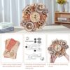 Robotime 3d Puzzle 12 Pollici Orologio Da Parete Al Quarzo Meccanico Steampunk Orologio Da Parete Fai Da Te Con Taglio Laser Kit Di Artigianato In Legno Regalo Di Decorazione 0 1