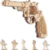 Robotime Toys Gun Kit Modello Di Edificio Meccanico Puzzle In Legno 3d Per Bambini Di 14 Anni Corsac M60 0