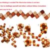 Towo Rompicapo In Legno Puzzle In Legno 3d Twist Snake Cube Wood Giochi Intelligenti Per Bambini Adulti E Ragazzi Puzzle Rompicapo In Legno Rompicapo Legno 0 0