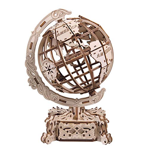 Wooden City World Globe Puzzle Meccanico Wr341 0