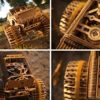 Wood Trick Auto Monster Truck Puzzle 3d Di Legno Tagliato Al Laser Set Di Costruzione Meccanica Assemblaggio Senza Colla 556 Pezzi 0 4