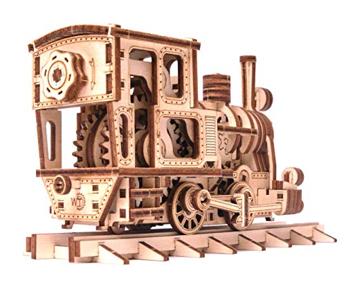 Wood Trick Chug Chug Treno Puzzle 3d Di Legno Tagliato Al Laser Set Di Costruzione Meccanica Rompicapo Per Bambini Ragazzi E Adulti Assemblaggio Senza Colla 0 0