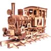 Wood Trick Chug Chug Treno Puzzle 3d Di Legno Tagliato Al Laser Set Di Costruzione Meccanica Rompicapo Per Bambini Ragazzi E Adulti Assemblaggio Senza Colla 0