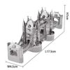 Piececool Puzzle 3d Tagliato A Laser Modello Tradizionale Di Architettura In Metallo Per Adulti London Tower Bridge 65 Pezzi 0 1