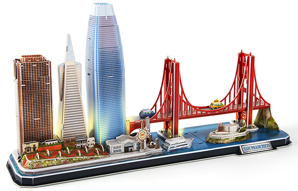 Puzzle Per Adulti Cubicfun Led San Francesco