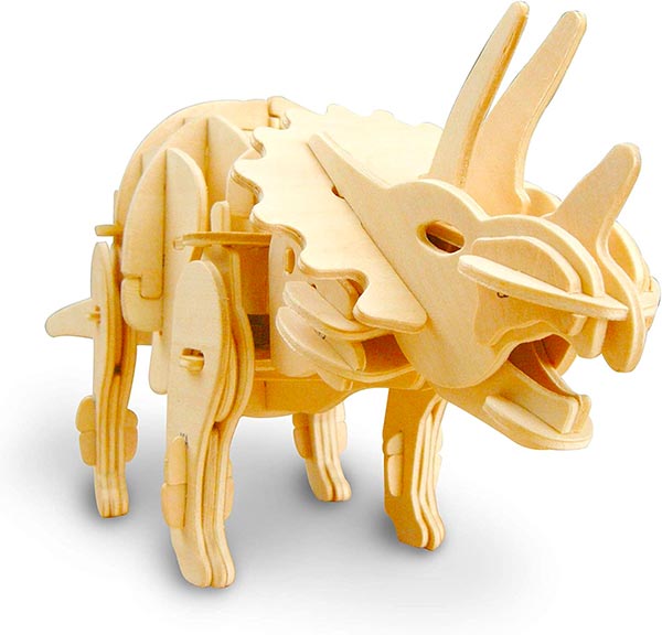 Puzzle Per Bambini Triceratopo Ugears